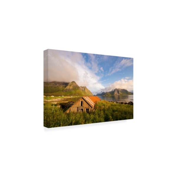 Dan Ballard 'Barn Ruins' Canvas Art,16x24